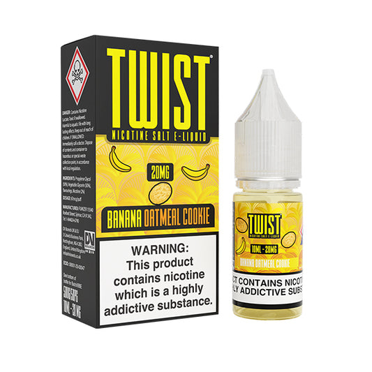 Twist Nic Salt 10ml - Banana Oatmeal Cookie